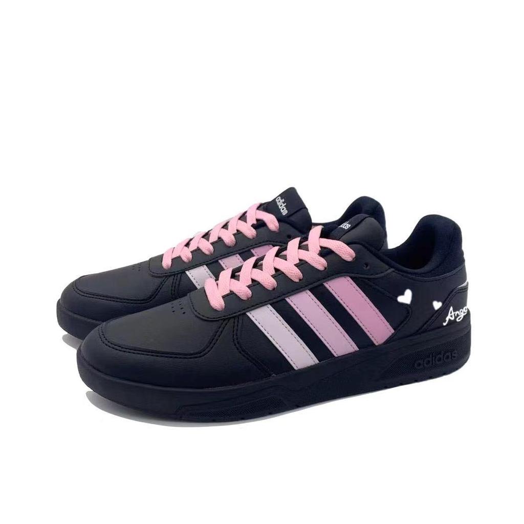 Adidas Skateboard Shoes Unisex Low Top Pink JS3012(Team1263-Angel)