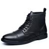 Autumn and Winter High-top Martin Boots Men's Boots Velvet Retro Leather Men's Leather Boots Locomotive Boots
