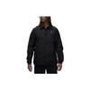 Jordan Solid Color Polo Collar Casual Long Sleeve Jacket Men Jackets Black FN4542-010