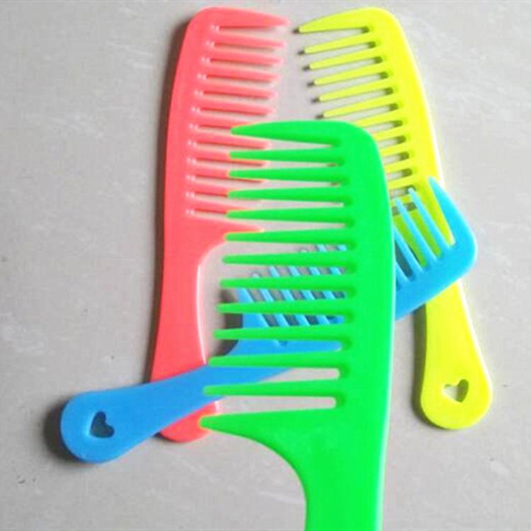 Large-Tooth Plastic Comb for Hairdressing and Makeup, Evening Styling Comb Gift