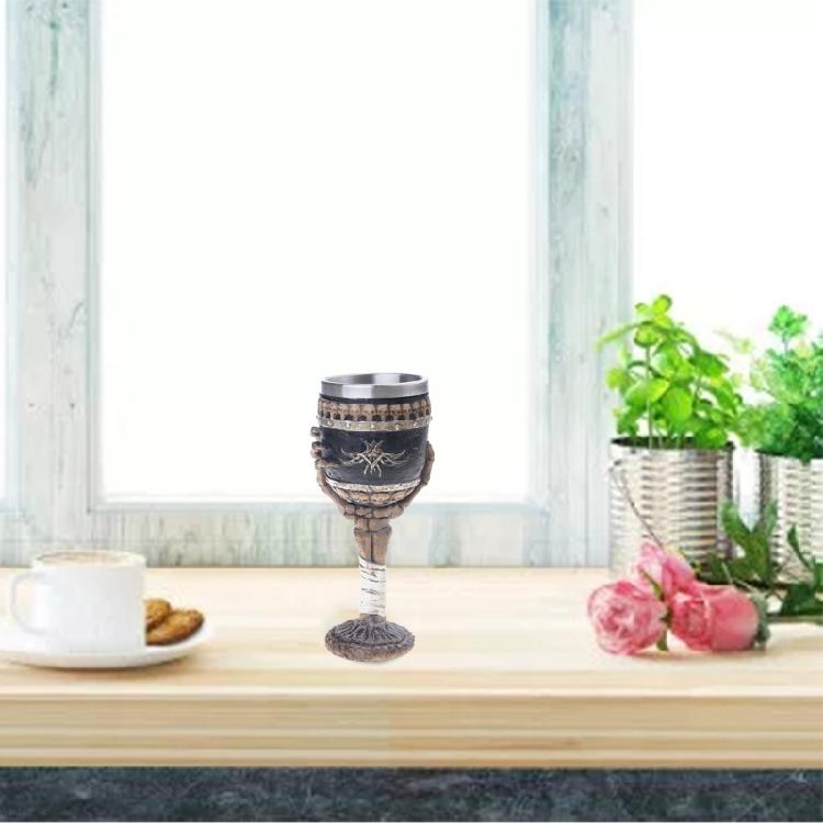 Skull Hand Wine Cups Resin Stainless Steel Material Coffee Mug Cool Drinkware