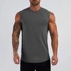 Muscleguys Running Vests Summer Mens Sports Fitness Shirt Cotton Round Neck Sleeveless T-Shirt Jogger Gym Bodybuilding Training Tank Tops