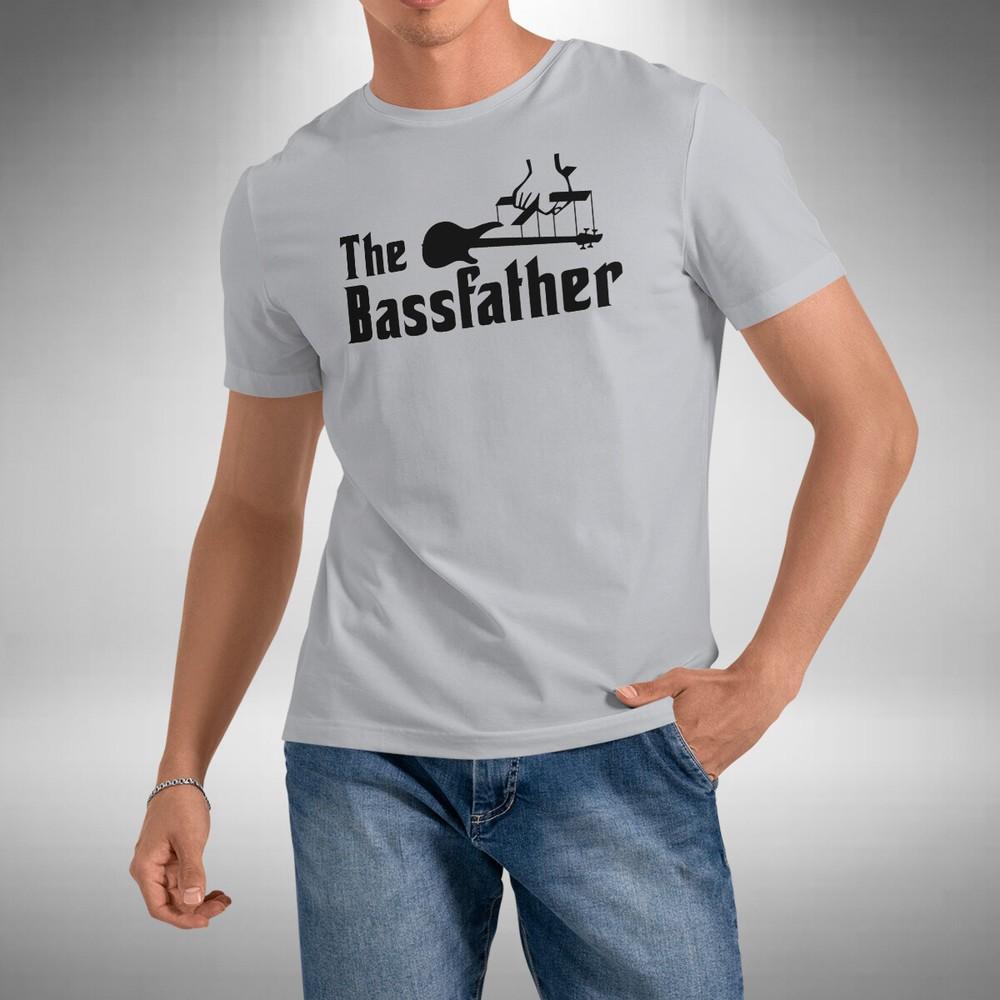 

The Bassfather Men s T-Shirt Funny Godfather Inspired Bass Guitar Small to 5XL L