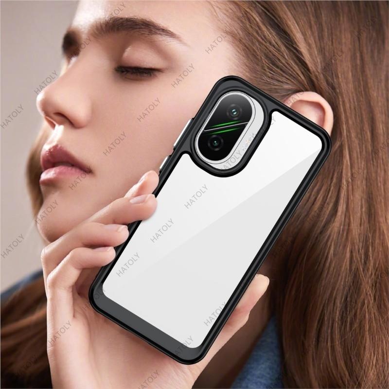 Για Xiaomi Poco F7 5G Θήκη Xiaomi Poco F7 Κάλυμμα TPU Περίγραμμα Ακρυλικό Πίσω Μέρος Προστατευτικές Θήκες Τηλεφώνου Για Xiaomi Poco F7 5G Funda