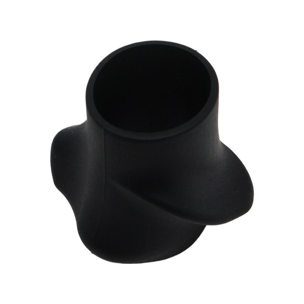 Antislip Siliconen Racketgrip voor Padel Tennis Pickleball Ergonomische Handvathoes Trainingshulp voor Correcte Houding Zweetbestendig zwart