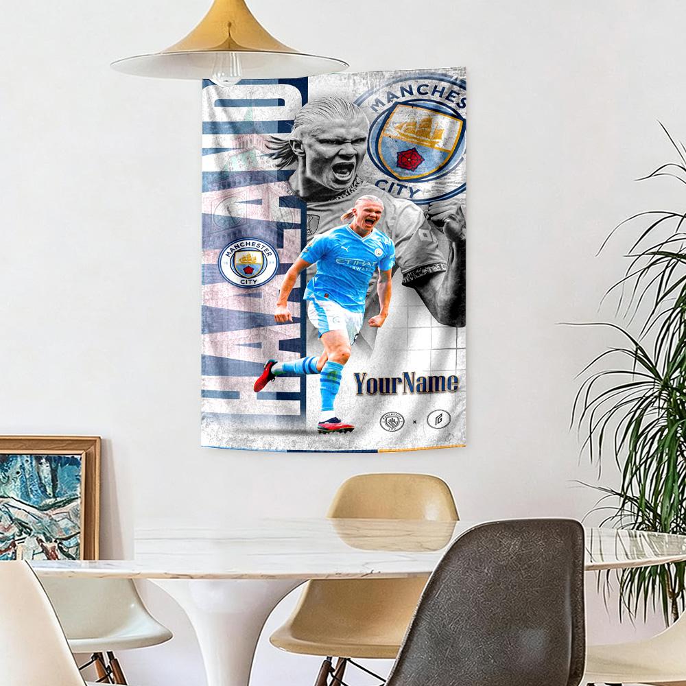 Haaland Custom Your Name Wall Decor Tapestry Art For Pet Memorial Birthdaywedding Party Backdrop Family Gift