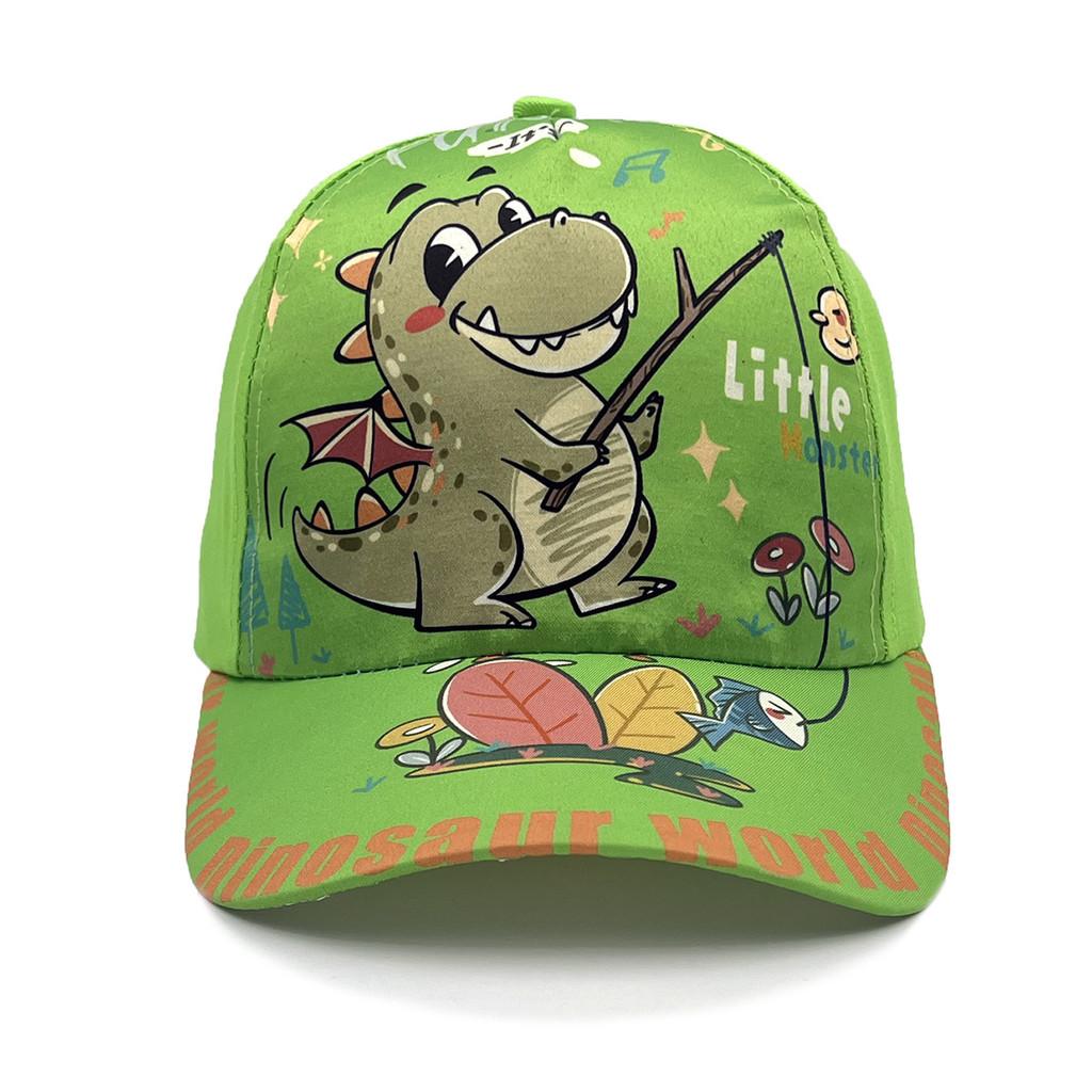 Dinosaur Cartoon Kids Baseball Cap With Sun Protection For Summer Play And Outdoor Activities
