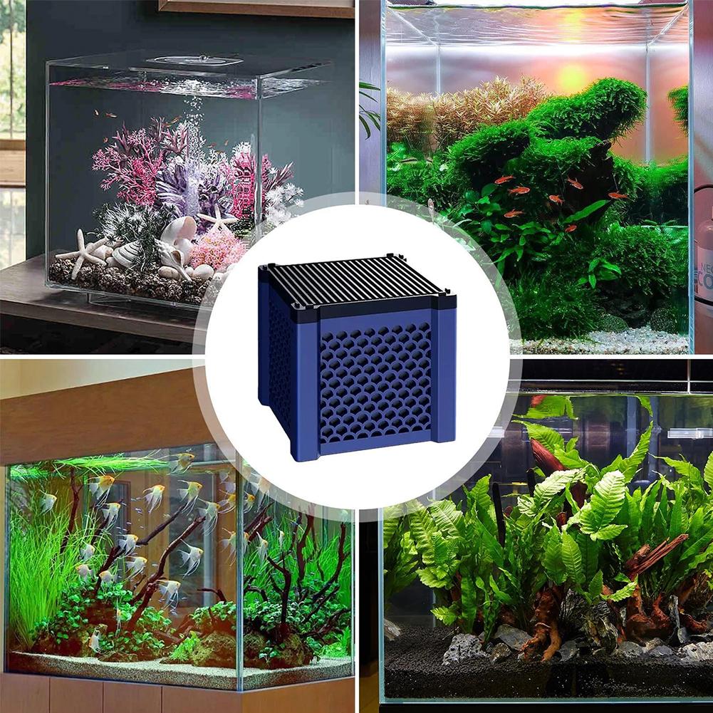 Magic Fish Tank Filter Box Honeycomb Structure Activated Charcoal For Odor Control Pond Filtration Water Purifier Horse Troughs