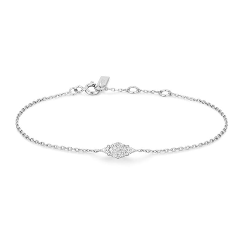 

ANIA HAIE Silver Pave 925 Silver Sparkle Bracelet B061-01H single type