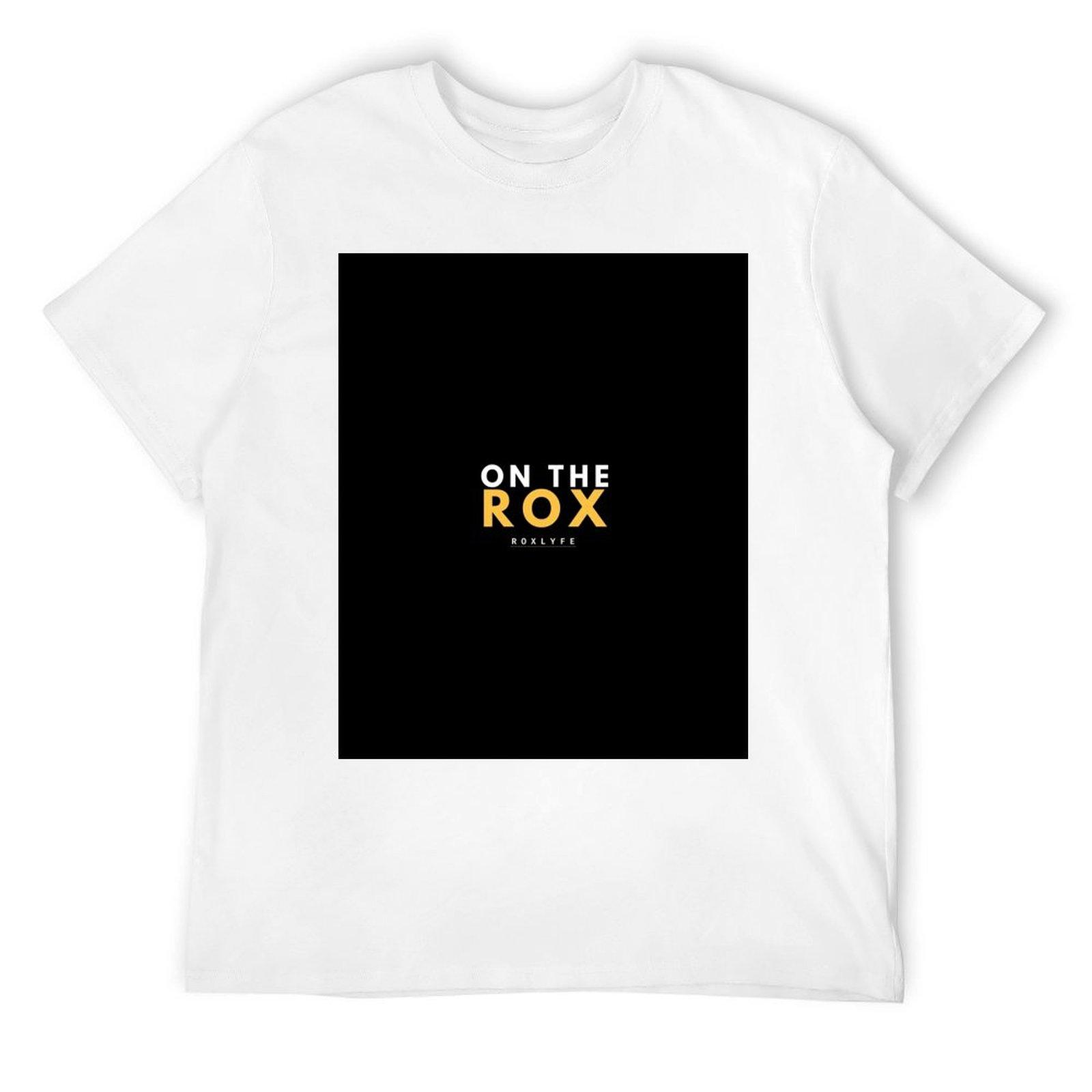 

HYROX - On the ROX (white text) - Rox Lyfe - For HYROX Fans and Athletes T-Shirt customs quick-drying men clothings S