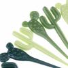 6Pcs/Pack Cactus Fruit Forks Dessert Forks Toothpick Kids Tableware Food Picks
