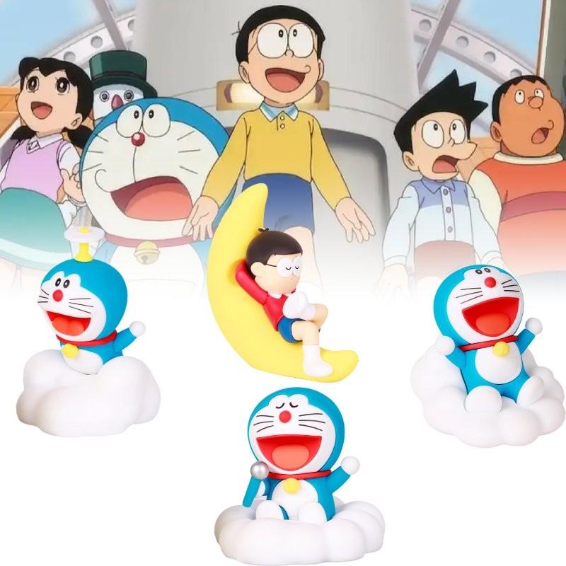 Adorable Pvc Doraemon Night Sky Series Blind Box Figure For Collectors And Fans