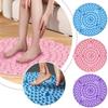 MEREROS Fotreflexologi Massage Fotmassage Fotmassager Trötthetslindring Gångsten Akupressurmatta för Hem Rund Shiatsuplatta Träning Fot