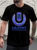 Ultra Music Festival Grafik-T-Shirt - Lebendiges Neon-Print Kurzarm-T-Shirt
