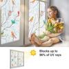 Birds for Home Office Window Cling Static Sticker Window Film Window Stickers Decorative Glass Film