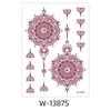 Legs Arm Temporary Tattoo Lace Fake Tattoo Red Henna Tattoo Decals Body Art Sticker  India Mehndi
