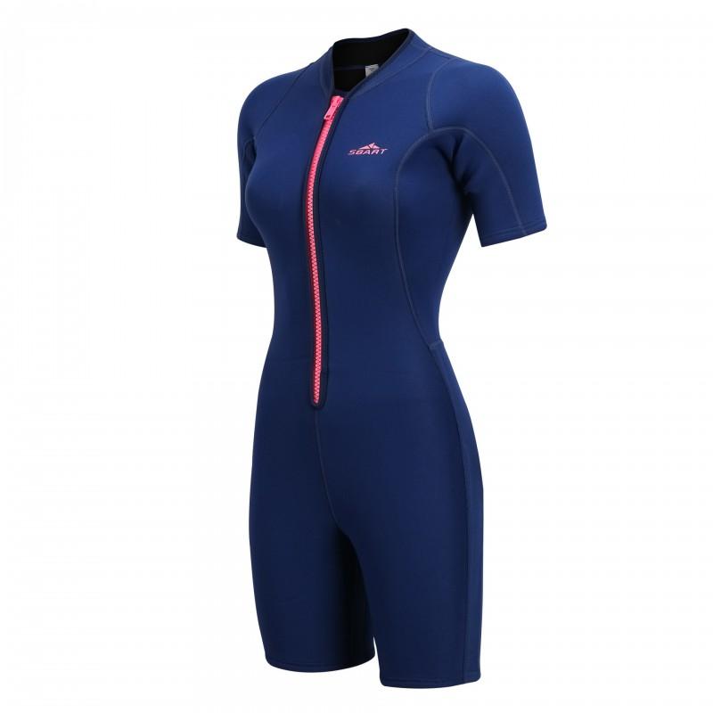 2mm 3mm Neoprenanzug Damen Herren Schnorcheln Schwimmen Tauchen UV-Schutz Kurzarm Ganzkörper Rash Guard
