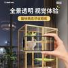 Cat Cage with Built-in Litter Box Cat House with Bedroom and Bathroom for Indoor Cats