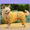 Pet Raincoat For Dogs With Reflective Trim Perfect For Small Breeds Spring Summer Wear