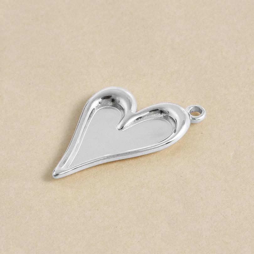6 Stück Nicht verblassend Oval Quadrat Herz Anhänger Leere Tablett Basis Fassungen DIY Schmuckherstellung Zubehör Edelstahl Anhänger Charm Großhandel