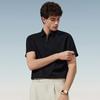Judger Men's Business Casual Half-Zip Short Sleeve Polo Shirt
