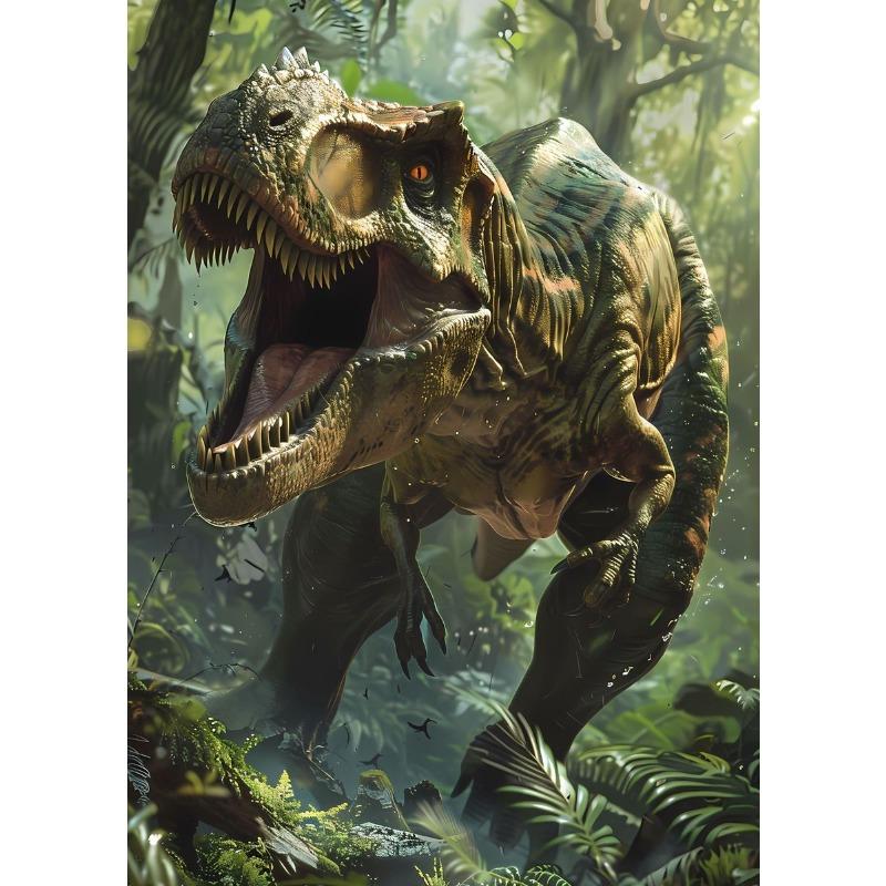 

Юрские динозавры Тираннозавр Птеродактили Животные Принты Плакат Холст Живопись Настенные картины Спальня Домашний декор Подарок 21cm×30cm NoFrame