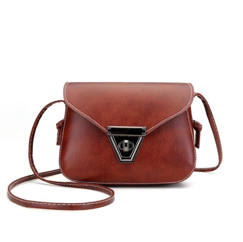 Stylish And Versatile 2018 Women's Pu Leather Messenger Shoulder Bag In 10 Colors
