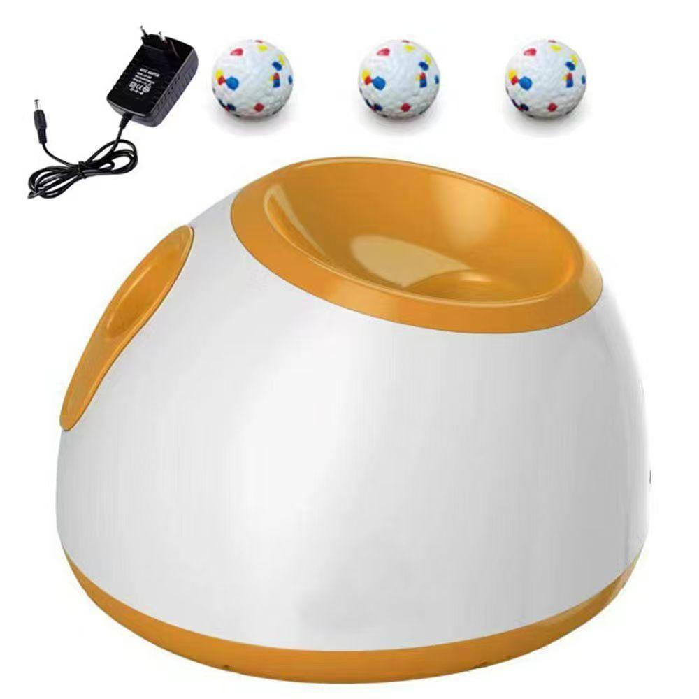 

Метатель мячей для собак, автоматическая подающая машина для домашних питомцев, регулируемое время и расстояние, игрушка-передатчик теннисных мячей