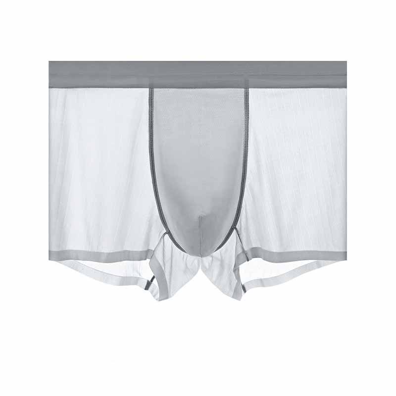 Mens Boxer Shorts Ice Silk Men Panties Seamless Underwear Man Underpants Panties Male Ultra-thin Breathable Briefs