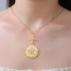 Dawapara Tetragrammaton Pentagram Necklaces Witches Knot Pendant Wiccan Protection Amulet Stainless Steel Jewelry