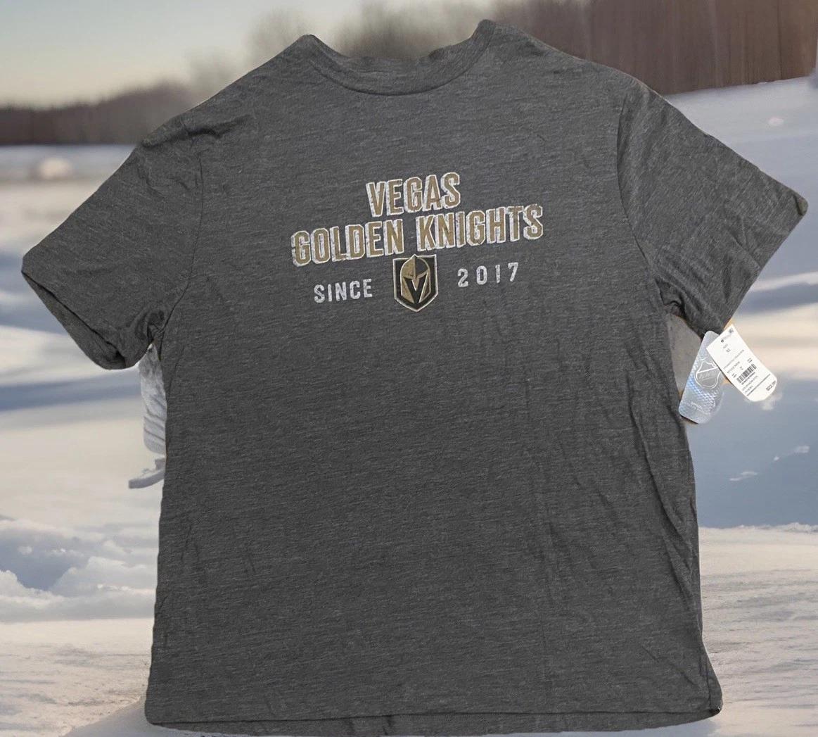 Las Vegas Golden Knights NHL Brand Hockey T-Shirt NEW 2XL Soft NWT XXL S