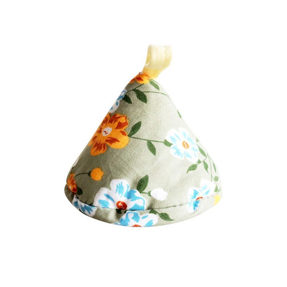 Anti-Scalding Triangle Pot Hat Floral Print Kitchen Pot Lid Sleeve Pot Hat Cover  Kitchen