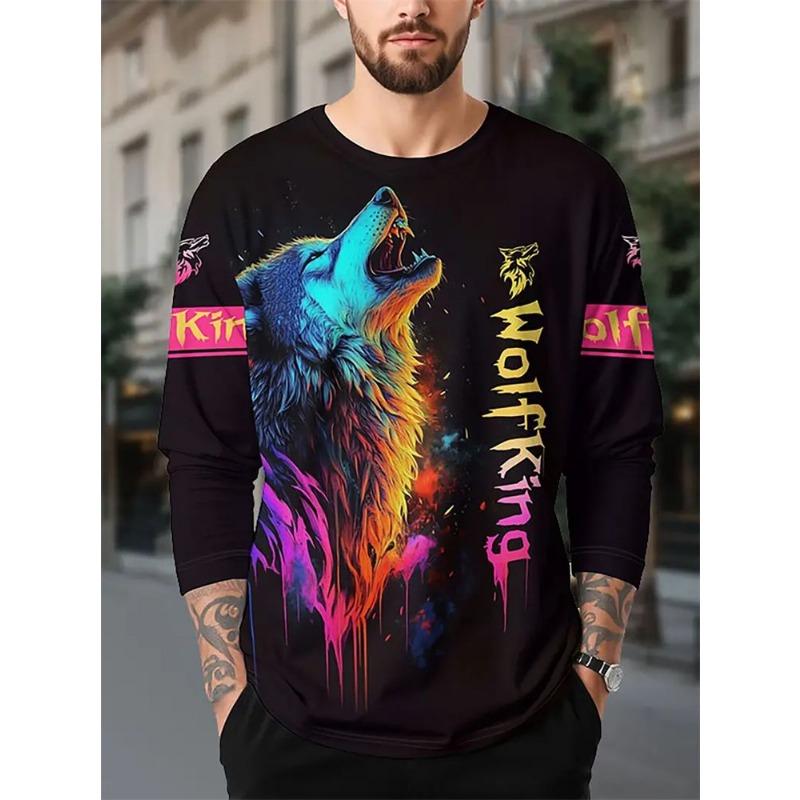 

Мужская футболка с длинным рукавом Осень Зима 6XL