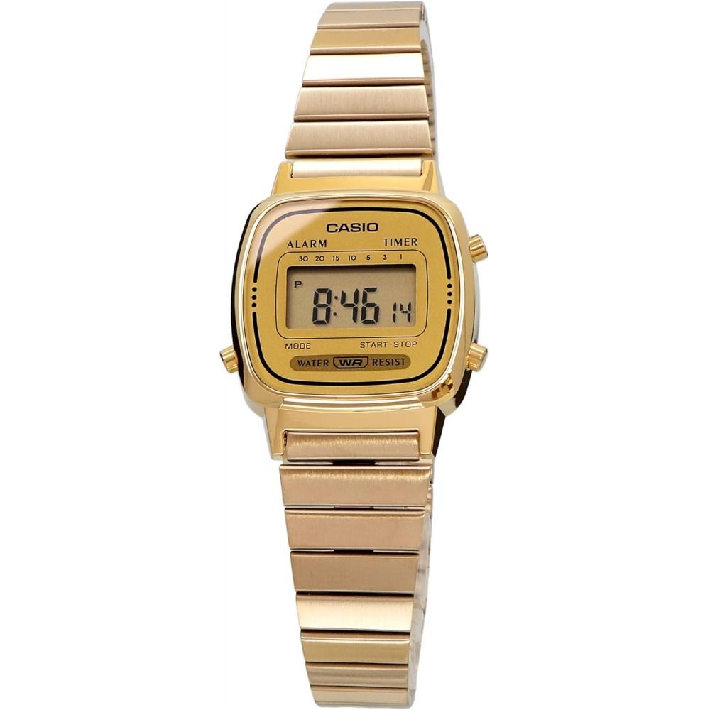 Casio CaSio Women S Digital New deSign La670wga 9 Gold overSeaS Model [parallel Imported Product] Gold La670wga 9