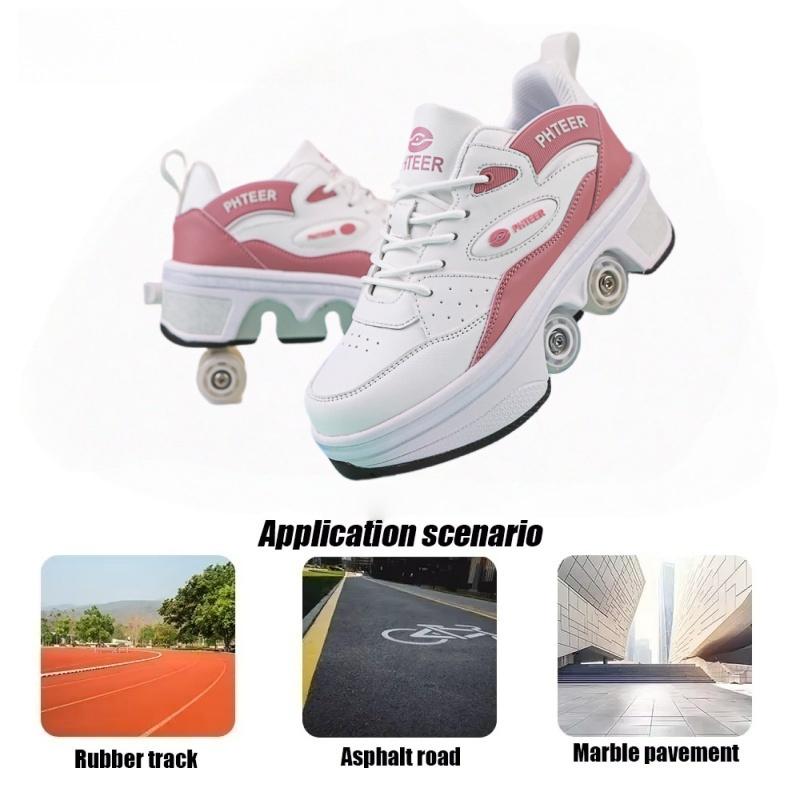 Rollers for Shoes Sports Shoes On Wheels Roller Skates Roller Skates for Girls Boys Roller Skates Shoes with Wheels