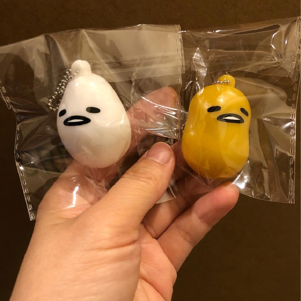 

Kawaii Small Animation Egg Yolk Brother Pinch Press Squishy Plaything Table Ornament Keychain Pendant Fingertip Toy Adult Kids Gifts