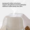 Men's Spring and Summer White Pure Cotton Antibacterial and Breathable Briefs