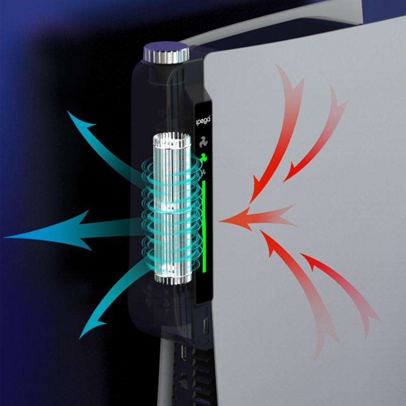 3 Gears Cooling Fan Cooler For   Game Console Accessories Ventilation Refrigeration Support with USB Port