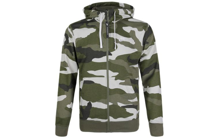 Nike Jackets Men s Green Camouflage Hooded Moderate Other BV2821-222 XL