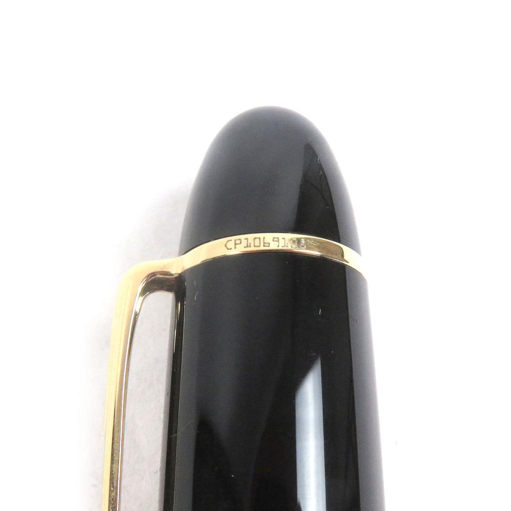 Excellent MONTBLANC Fountain Pen Meisterstück 149 Cap Type Black Gold 18K Mens Used