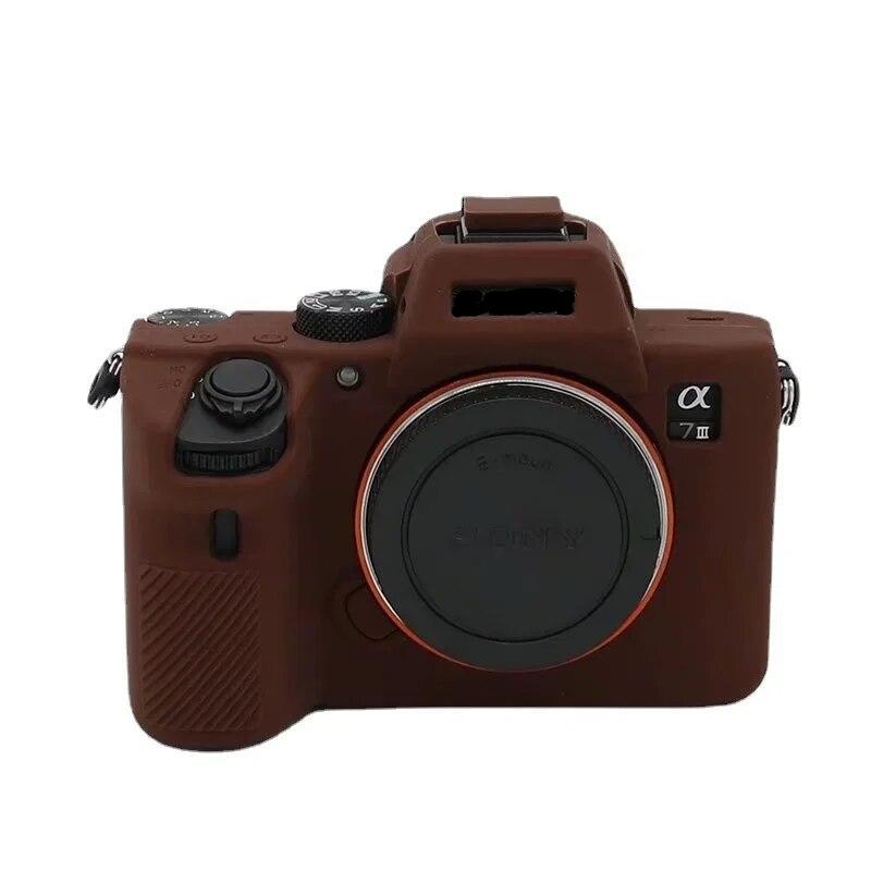 Husa de protectie pentru corp din cauciuc siliconic moale pentru camera Sony A7 III A7RIII A7III A7M3 A7R3 Geanta pentru camera