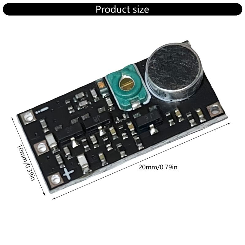 Adjustable Frequency FM Transmitter Board 85-115MHz For Wireless Car Radio And DIY Electronics With Microphone Support