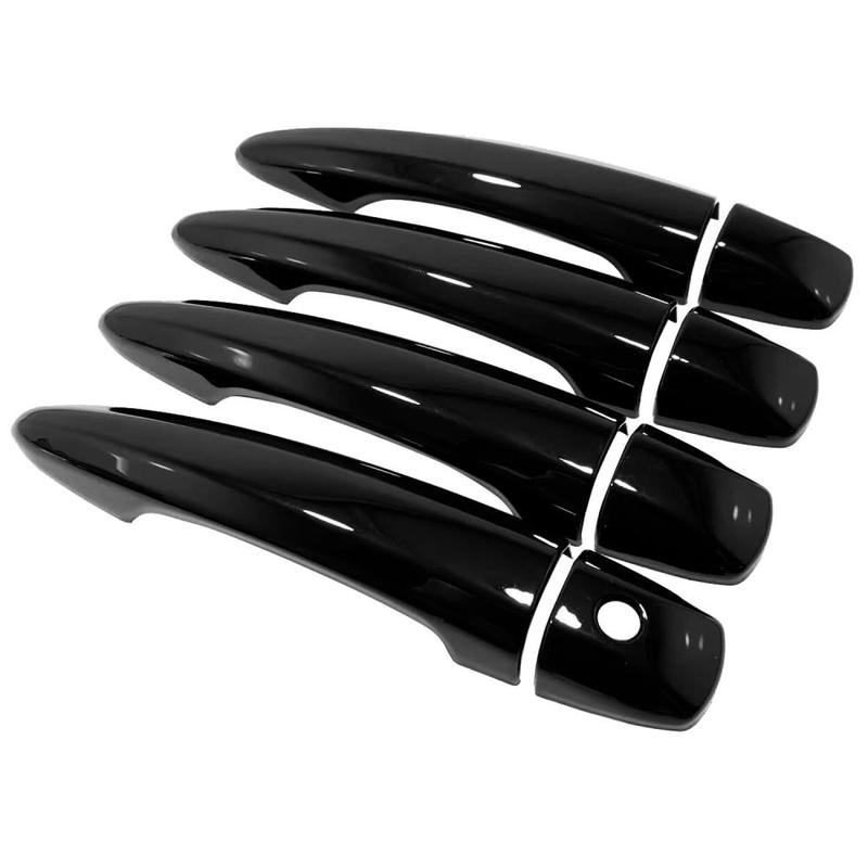For Nissan Pathfinder -2025 Altima -2024 Glossy Black Exterior Side Door Handles Cover Trim ABS Car