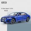 1/24 Benz E-Class E300 L Alloy Car Model Diecast Toy Metal Vehicles High Simulation Sound And Light Pull Back Toy Car Collection Gift