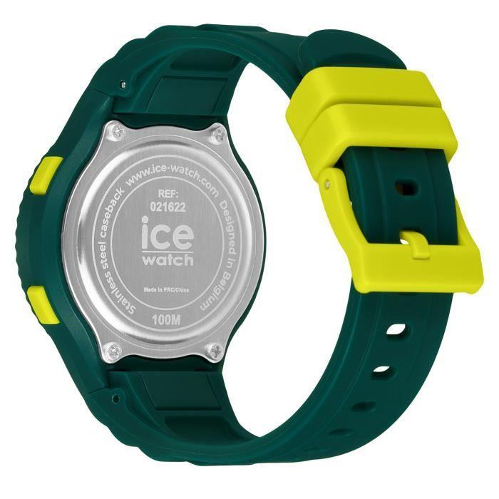 Montre - Ice Watch - 021622 - Silicone Gris - Etanche 10 Atm - Chronomètre Digital