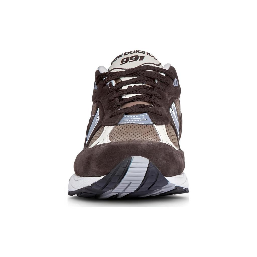 New Balance 991 Made in England Finale Pack - Köstliche Herren-Sneaker Braun Silber-Nerz Austerngrau M991BGC