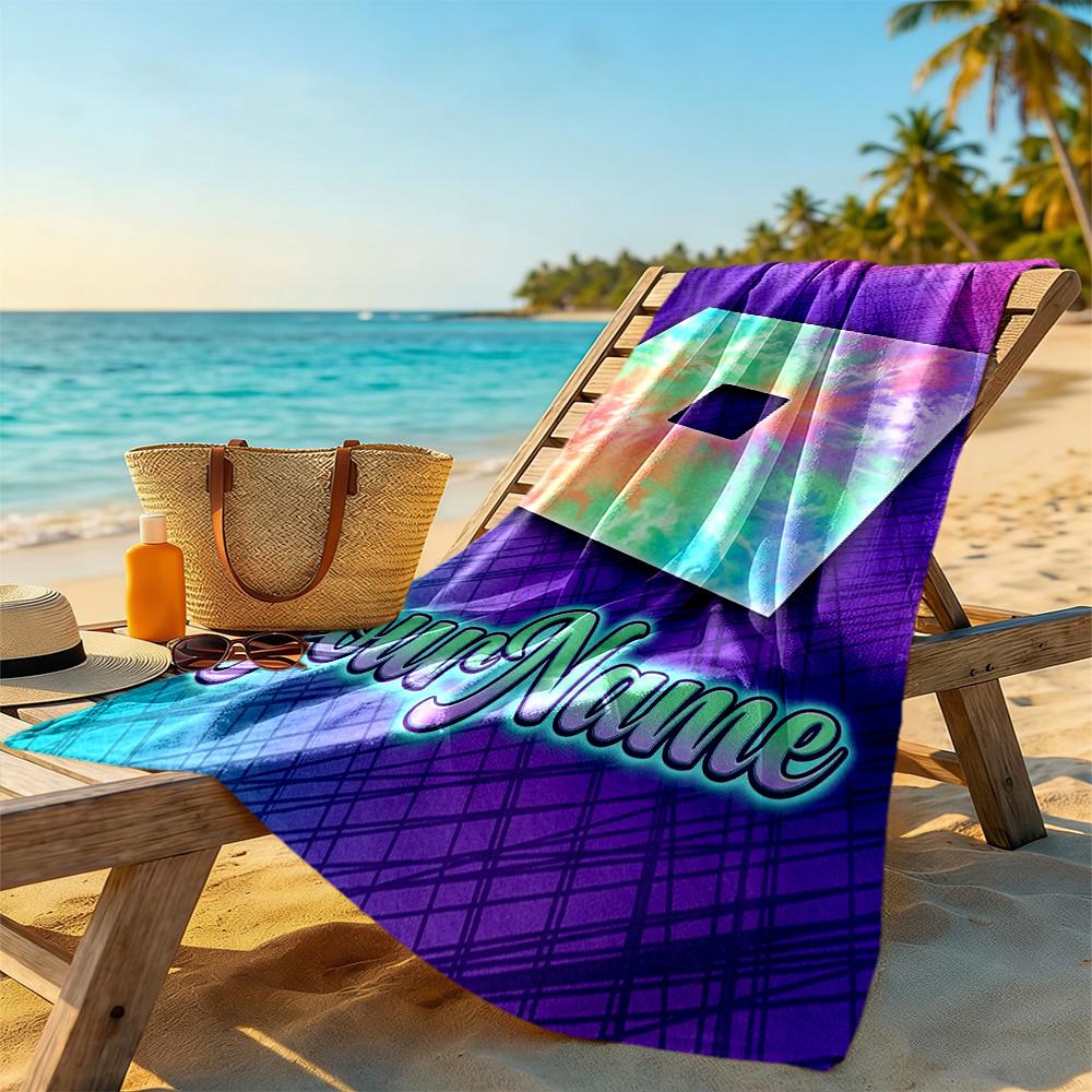 Roblox Personalized Name Beach Towel High Absorbency & Quick-Dry Suitable for Sports Travel Swimming Yoga Bathroom Beach And Pool