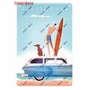 Beach Mermaid Metal Wall Sign for Girls Tiki Bar Hawaii Relax Pub Ocean Happy Place Keep Surfing Home Decor WY