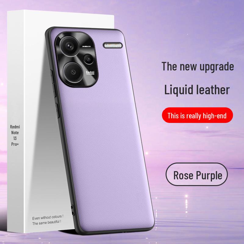 

Redmi Note 13 Pro+ Защитный чехол из жидкой кожи от падений - цельный Redmi Note 13 Pro+