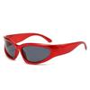 New Y2K Sports Punk Sunglasses Women Men Square Goggle Luxury Brand Sun Glasses UV400 Colorful Mirror Fashion Eyewear